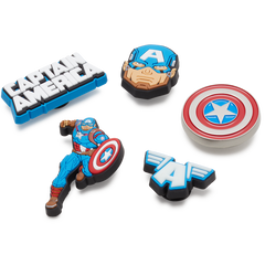 Crocs Captain America 5 Pack Jibbitz™ charms