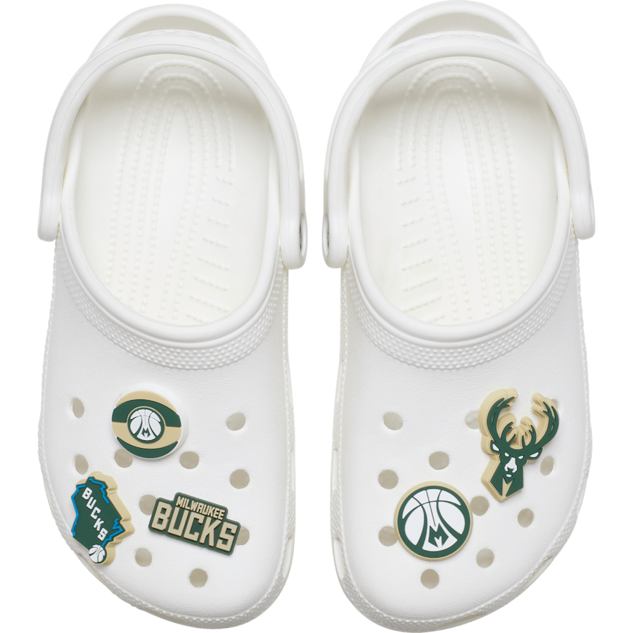 Crocs NBA Milwaukee Bucks 5 Pack Jibbitz™ charms