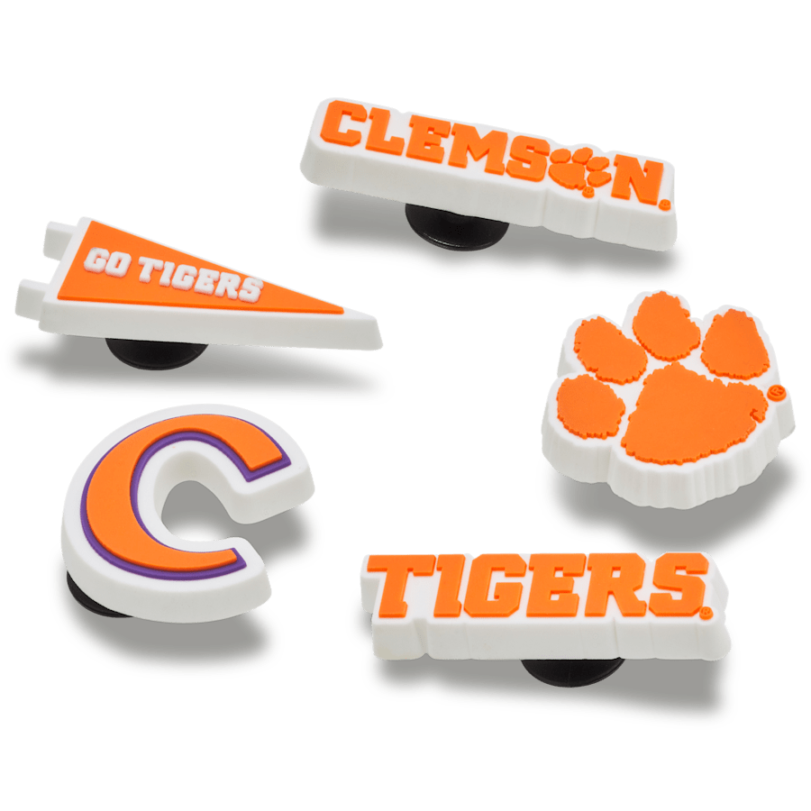 Crocs Clemson Univ 5 Pack Jibbitz™ charms