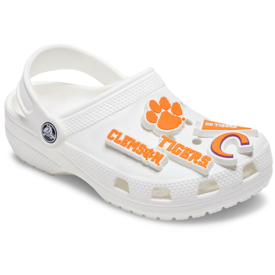 Crocs Clemson Univ 5 Pack Jibbitz™ charms