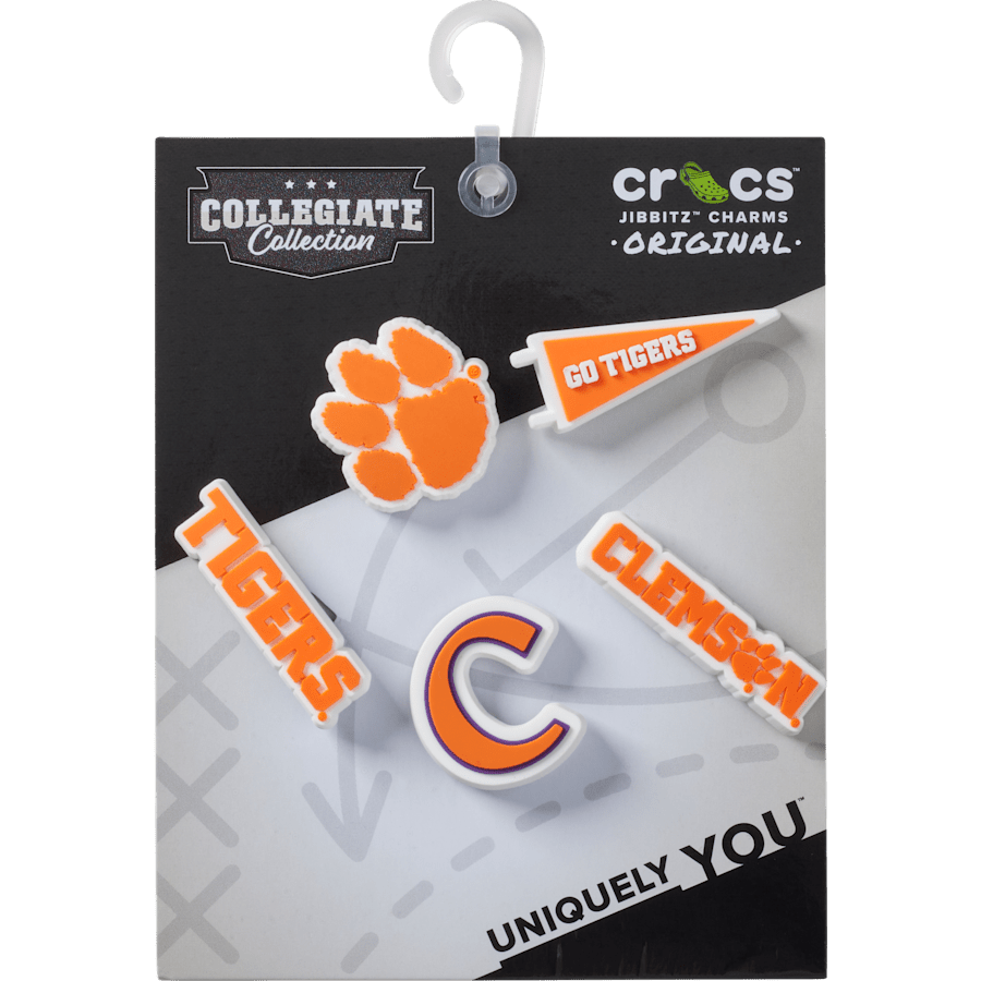 Crocs Clemson Univ 5 Pack Jibbitz™ charms