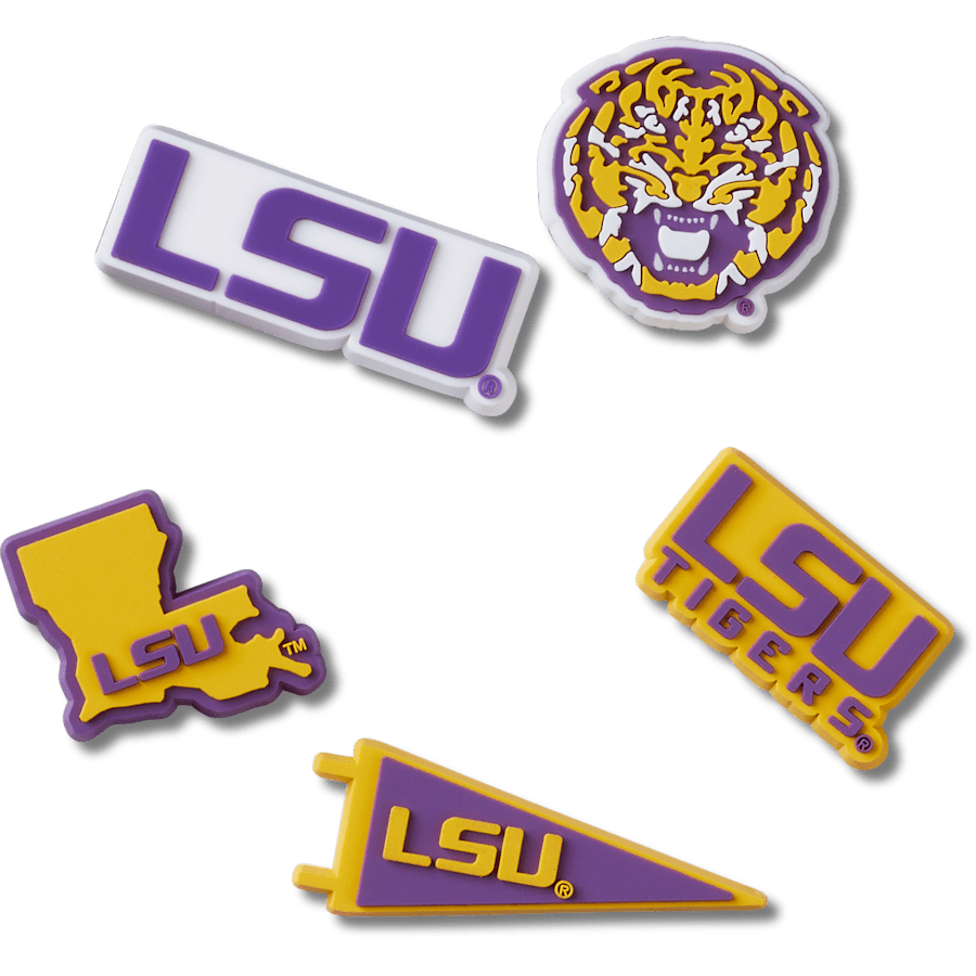 Crocs LSU 5 Pack Jibbitz™ charms