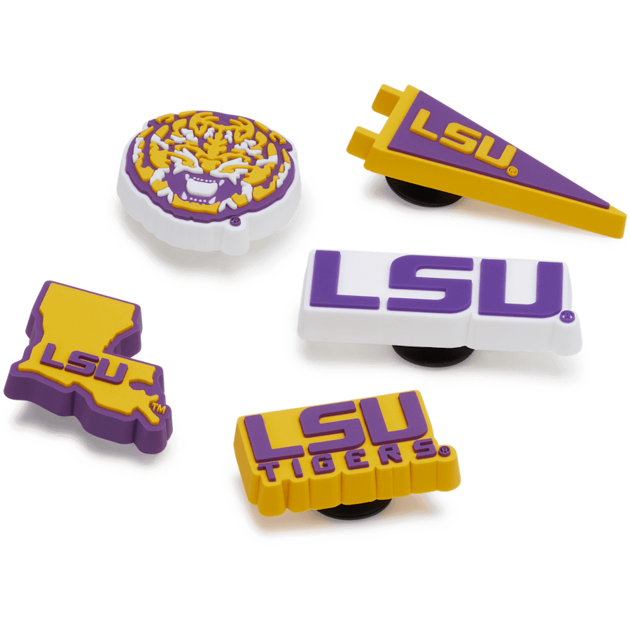 Crocs LSU 5 Pack Jibbitz™ charms