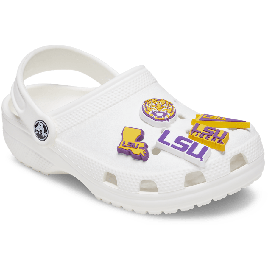 Crocs LSU 5 Pack Jibbitz™ charms