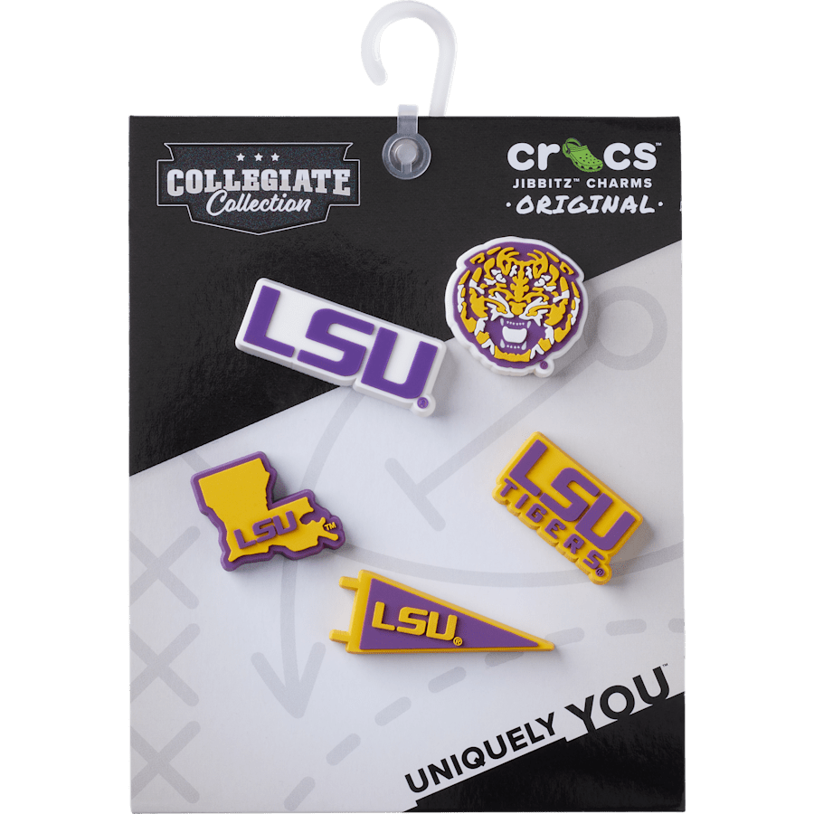Crocs LSU 5 Pack Jibbitz™ charms