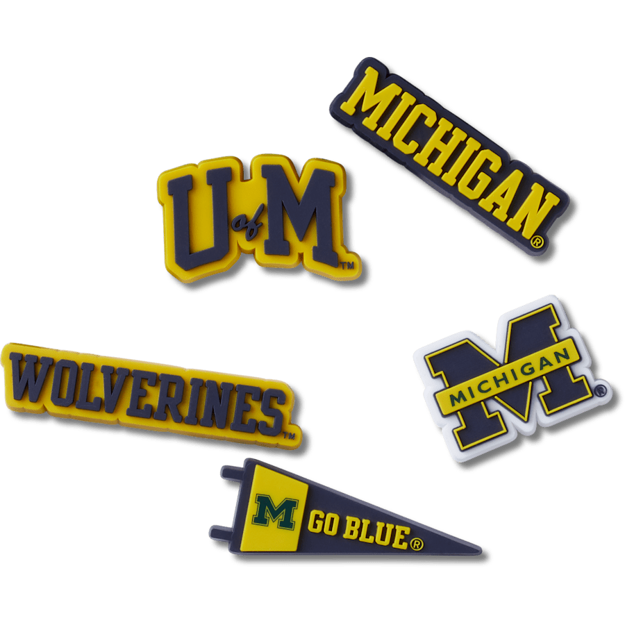 Crocs University of Michigan 5 Pack Jibbitz™ charms