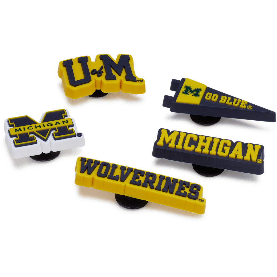 Crocs University of Michigan 5 Pack Jibbitz™ charms