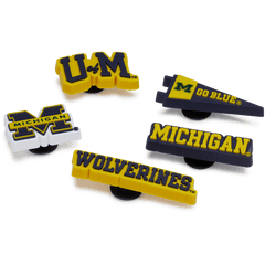 Crocs University of Michigan 5 Pack Jibbitz™ charms