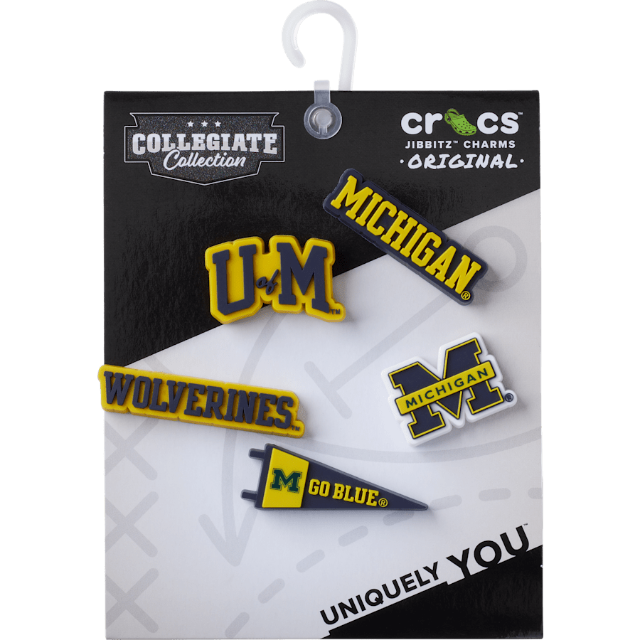 Crocs University of Michigan 5 Pack Jibbitz™ charms