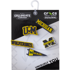 Crocs University of Michigan 5 Pack Jibbitz™ charms