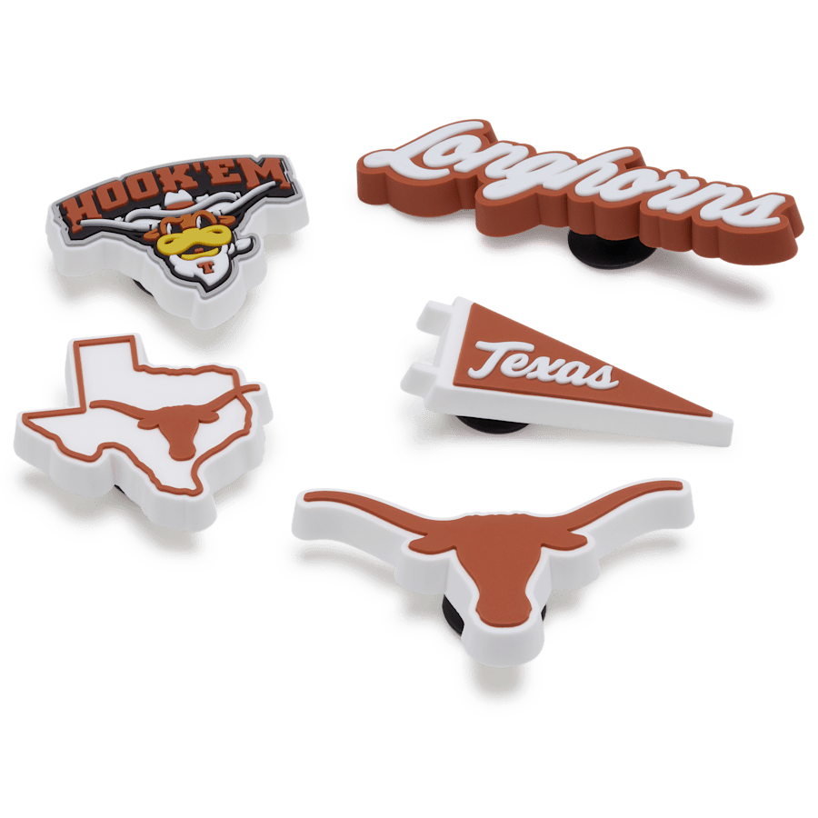 Crocs University of Texas 5 Pack Jibbitz™ charms