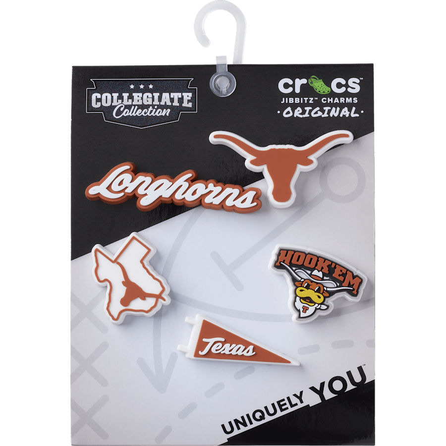 Crocs University of Texas 5 Pack Jibbitz™ charms