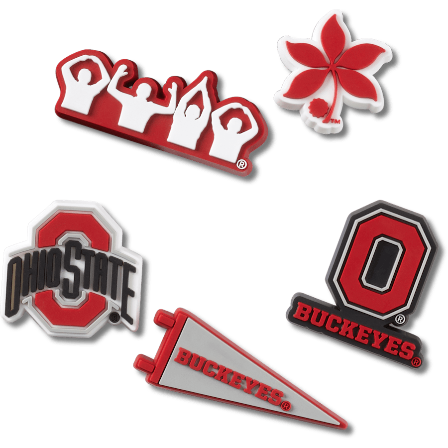 Crocs Ohio State University 5 Pack Jibbitz™ charms
