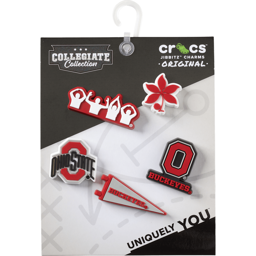 Crocs Ohio State University 5 Pack Jibbitz™ charms