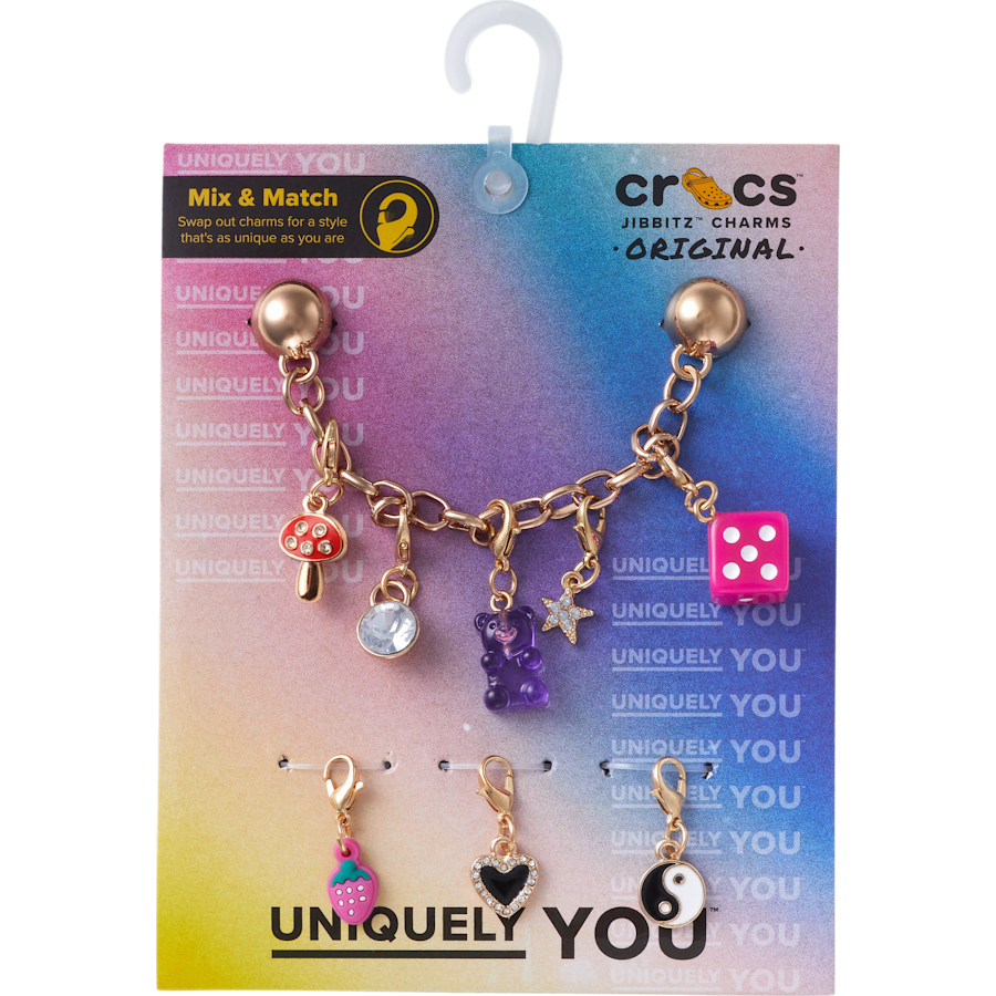 Crocs Custom Charm Chain 5 Pack Jibbitz™ charms
