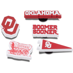 Crocs Univ of Oklahoma 5 Pack Jibbitz™ charms