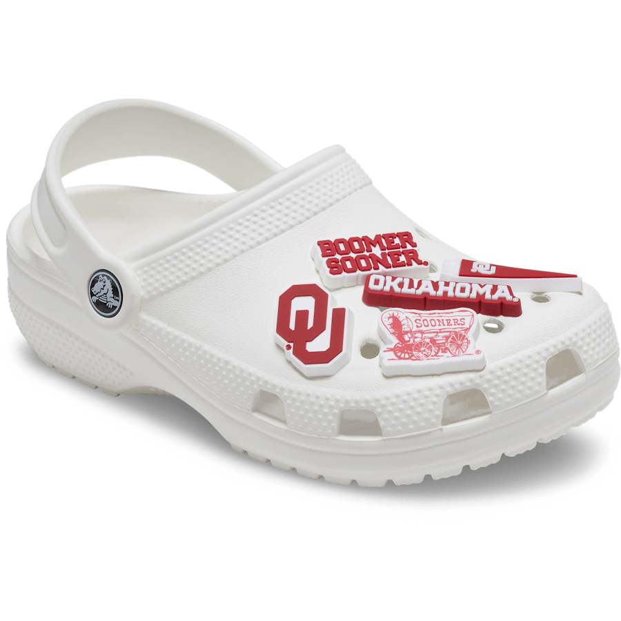 Crocs Univ of Oklahoma 5 Pack Jibbitz™ charms