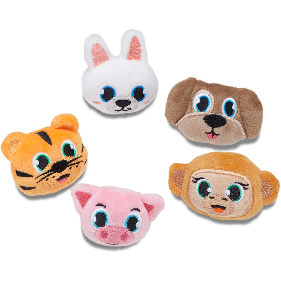 Crocs Fuzzy Animal 5 Pack Jibbitz™ charms