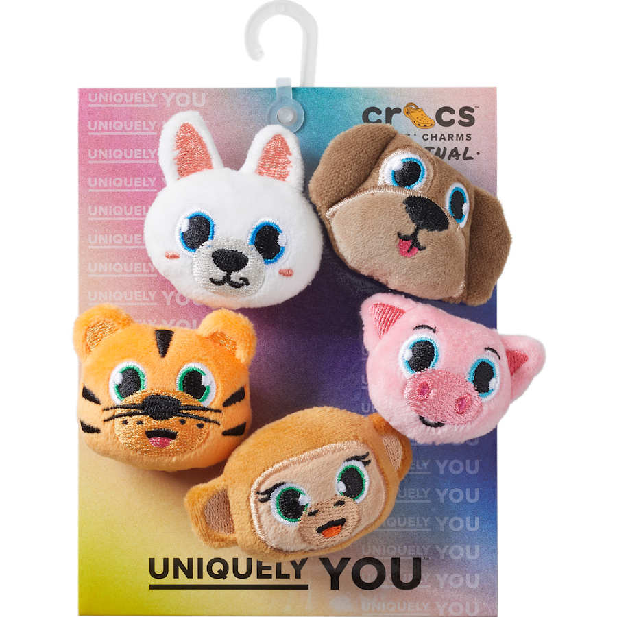 Crocs Fuzzy Animal 5 Pack Jibbitz™ charms