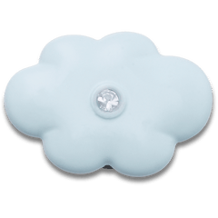 Crocs Blue Flower With Crystal Jibbitz™ charms