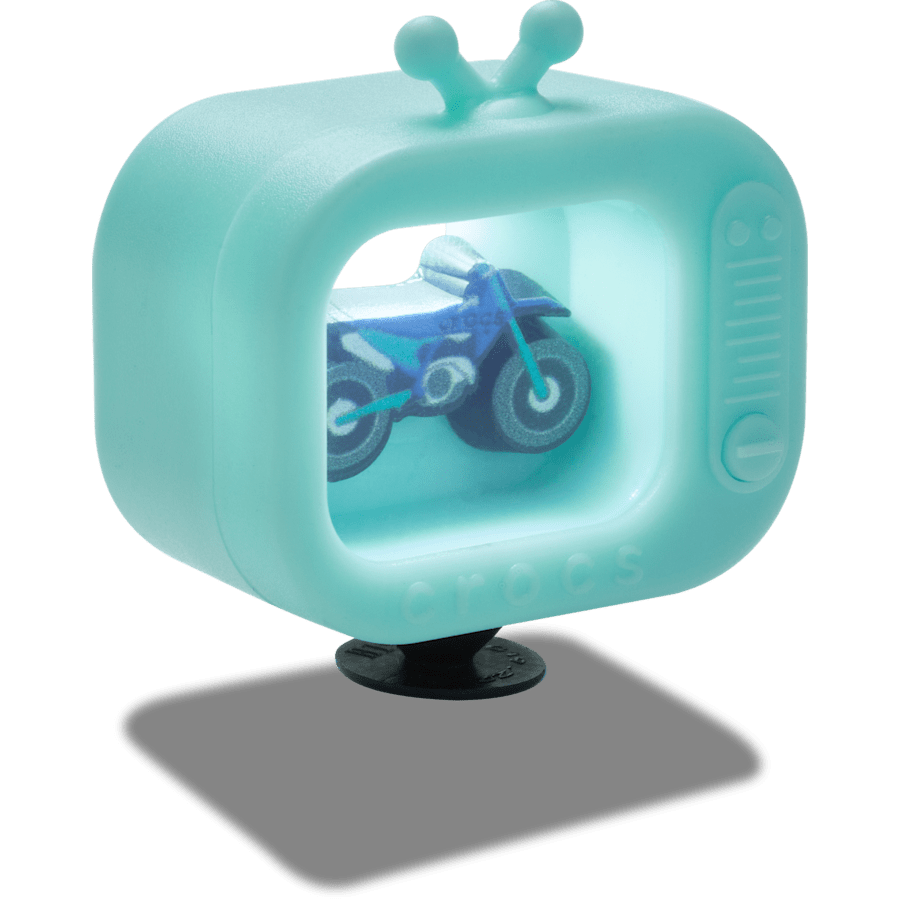 Crocs Motorcycle TV Flashlight Jibbitz™ charms