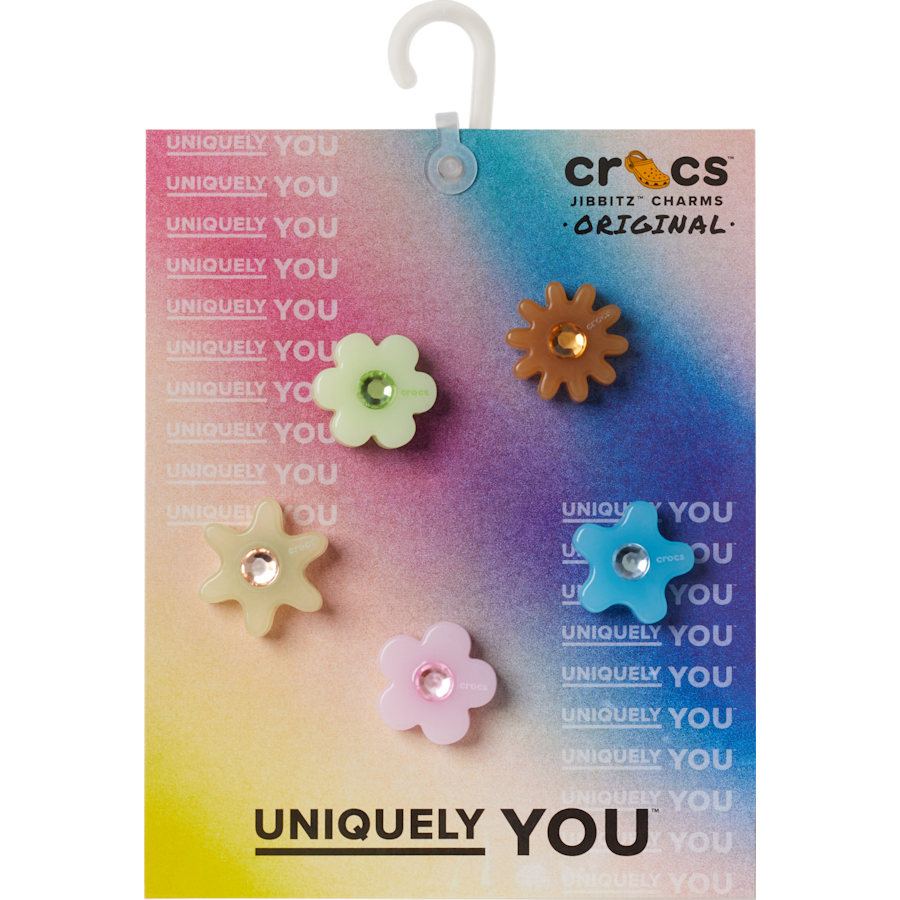 Crocs Enlighten Flower 5 Pack Jibbitz™ charms