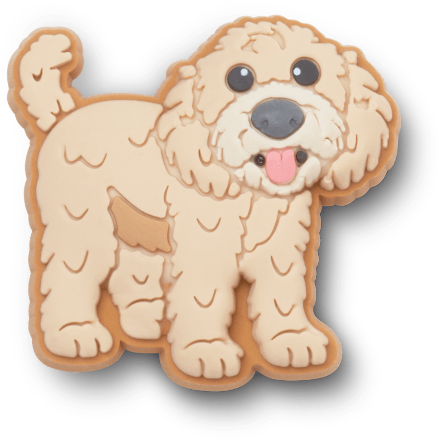 Crocs b'Golden Doodle Puppy Jibbitz Shoe Charm
