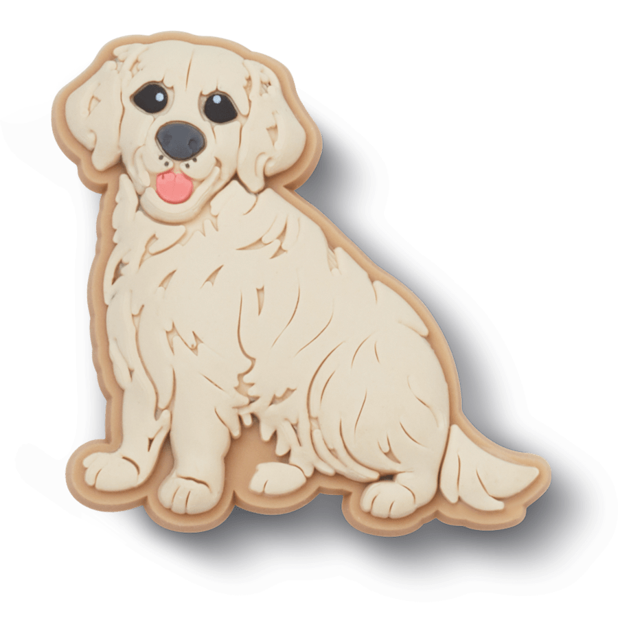 Crocs b'Golden Retriever Puppy Jibbitz Shoe Charm