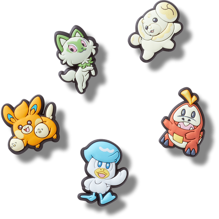 Crocs Pokemon Paldea 5 Pack Jibbitz™ charms