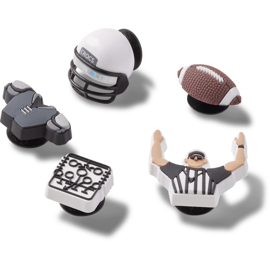Crocs Football Team 5 Pack Jibbitz™ charms