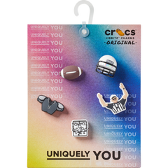 Crocs Football Team 5 Pack Jibbitz™ charms