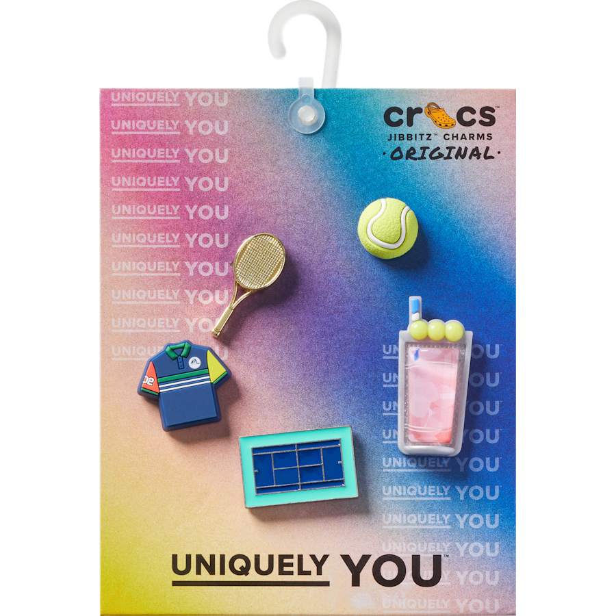 Crocs Day at The Tennis Court 5 Pack Jibbitz™ charms
