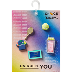 Crocs Day at The Tennis Court 5 Pack Jibbitz™ charms