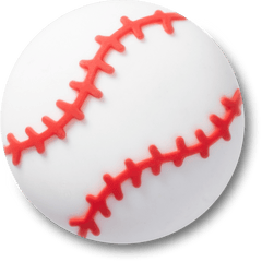 Crocs Textured Baseball Jibbitz™ charms