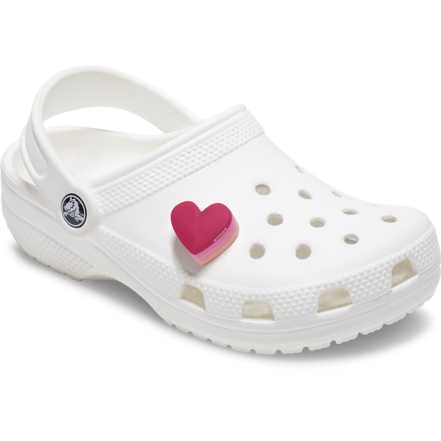 Crocs Stacked Pink Heart Jibbitz™ charms