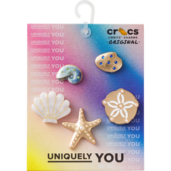 Crocs Gold Seashell 5 Pack Jibbitz™ charms