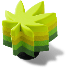 Crocs Stacked Hemp Leaf Jibbitz™ charms