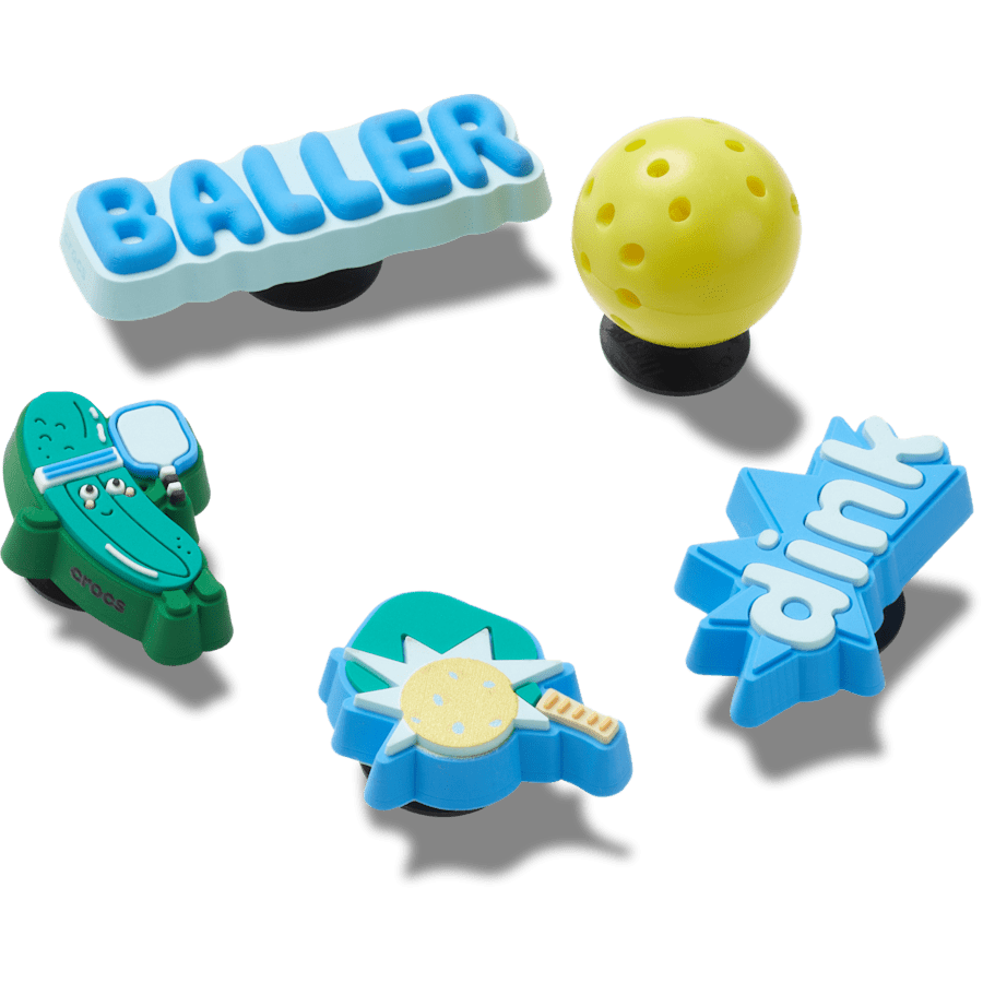 Crocs Pickle Ball 5 Pack Jibbitz™ charms
