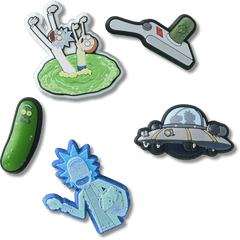 Crocs Rick and Morty 5 Pack Jibbitz™ charms