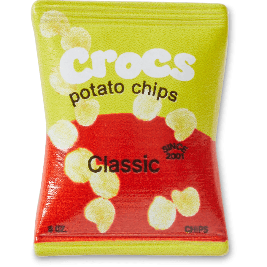 Crocs Yellow Red Chip Bag Jibbitz™ charms