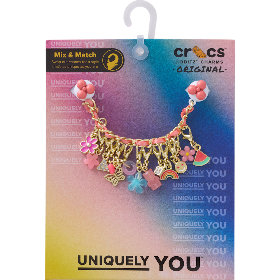 Crocs Pink Adjustable Charm Chain Jibbitz™ charms