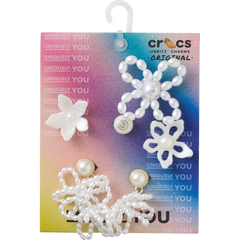 Crocs White Pearl Beaded 5 Pack Jibbitz™ charms