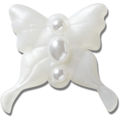Crocs Meta Jelly White Butterfly Jibbitz™ charms