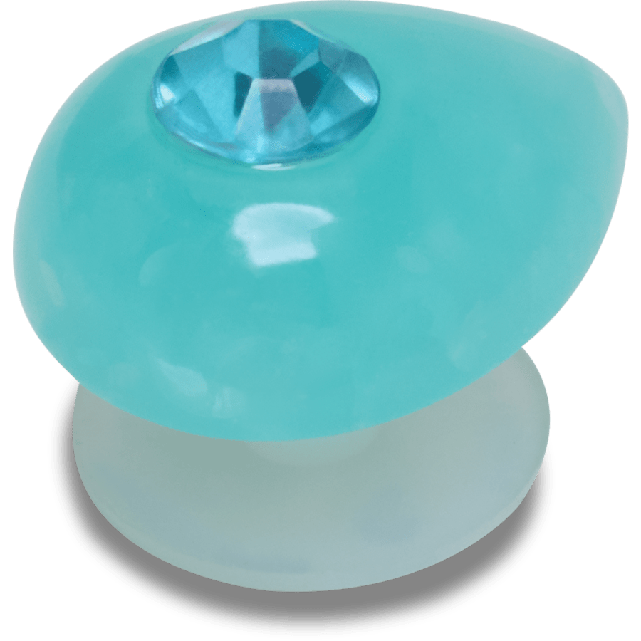 Crocs Aquamarine March Birthstone Collection Jibbitz™ charms