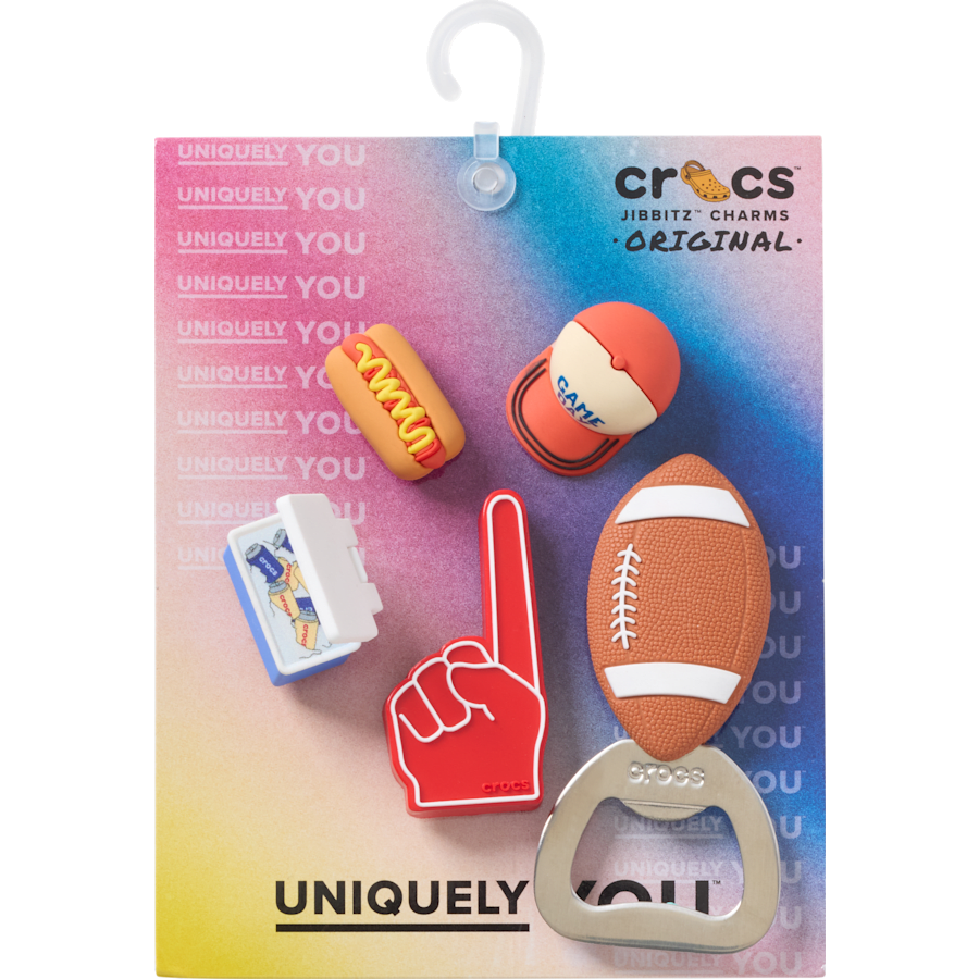 Crocs Tailgate 5 Pack Jibbitz™ charms