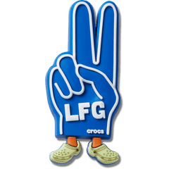 Crocs LFG Foam Peace Sign Jibbitz™ charms