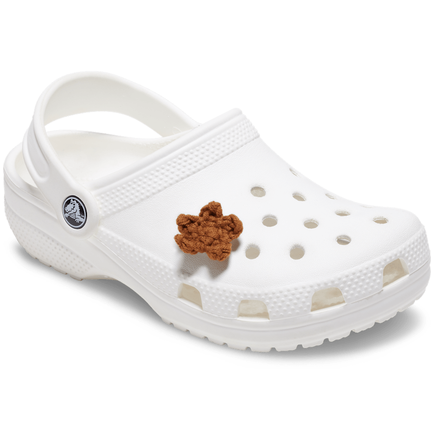 Crocs Crafted Crochet Brown Star Jibbitz™ charms