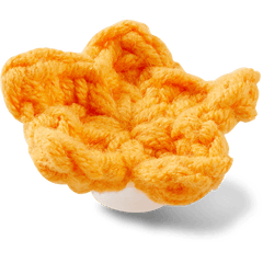 Crocs Crafted Crochet Orange Star Jibbitz™ charms