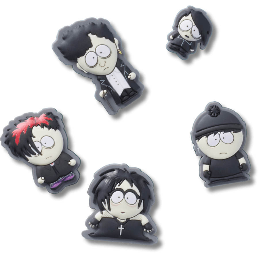 Crocs South Park Goth Kids 5 Pack Jibbitz Shoe Charm