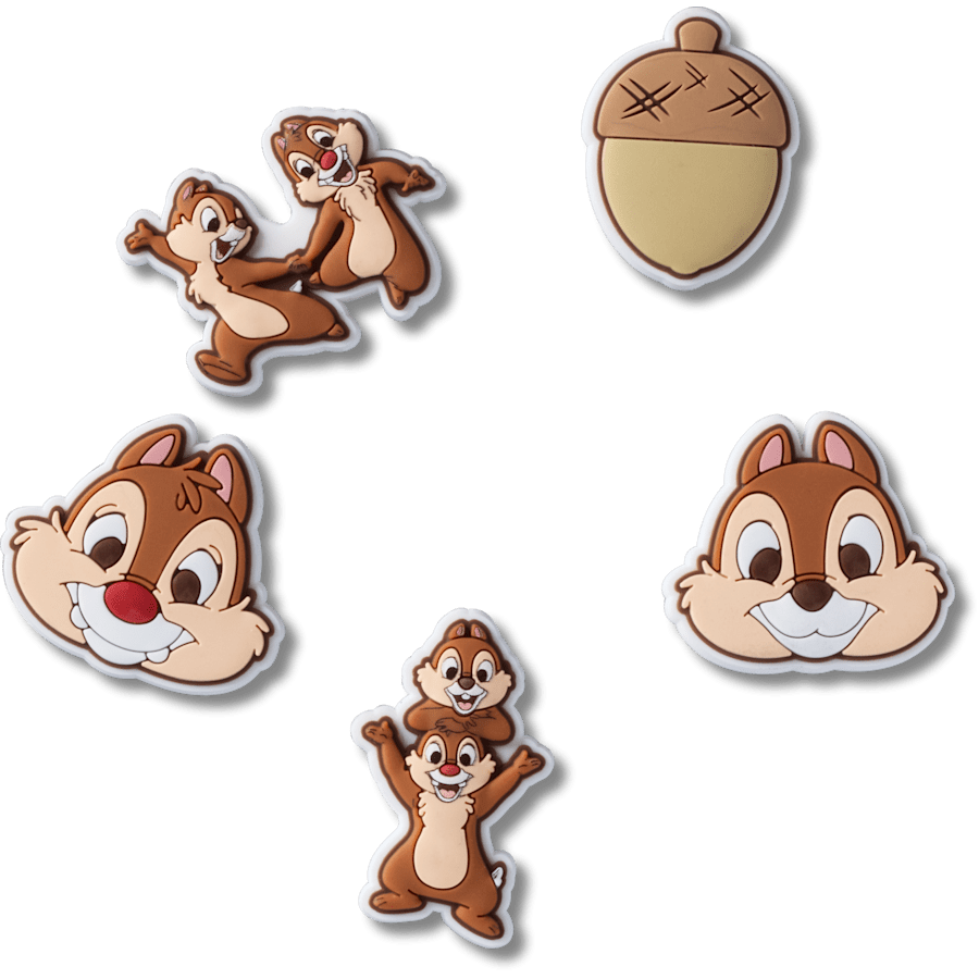 Crocs Disney Chip n Dale 5 Pack Jibbitz™ charms